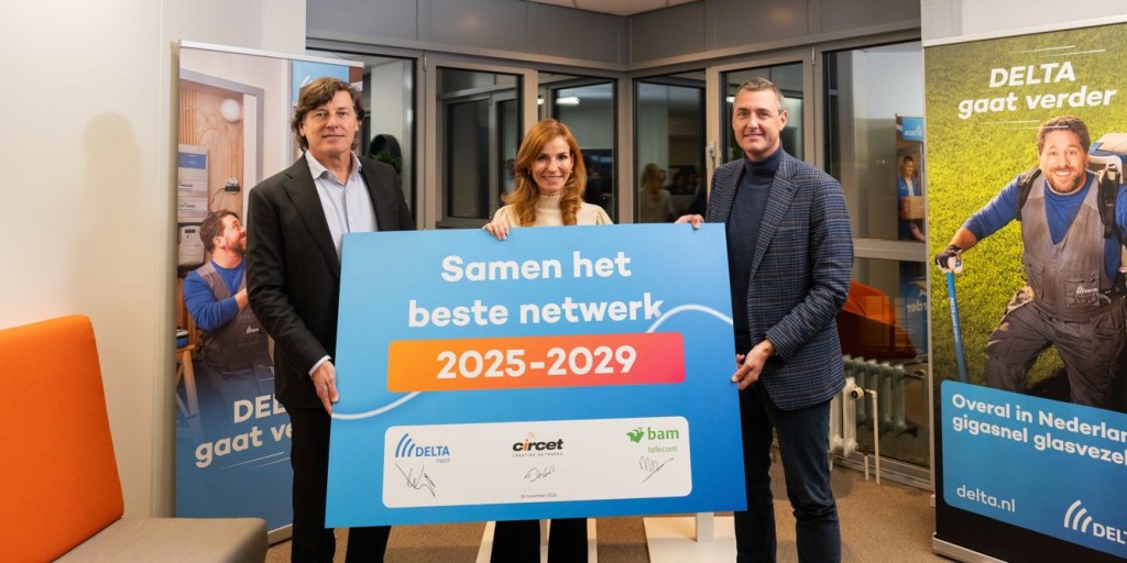 DELTA Fiber sluit meerjarig contract met BAM en Circet voor beheer en onderhoud glasvezelnetwerk