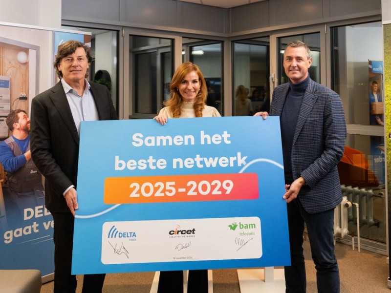 DELTA Fiber sluit meerjarig contract met BAM en Circet voor beheer en onderhoud glasvezelnetwerk